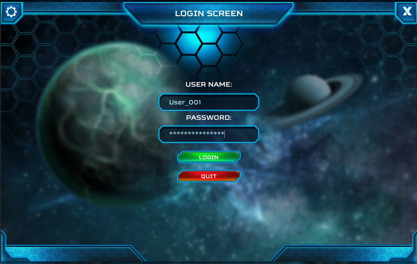 Sci-Fi GUI