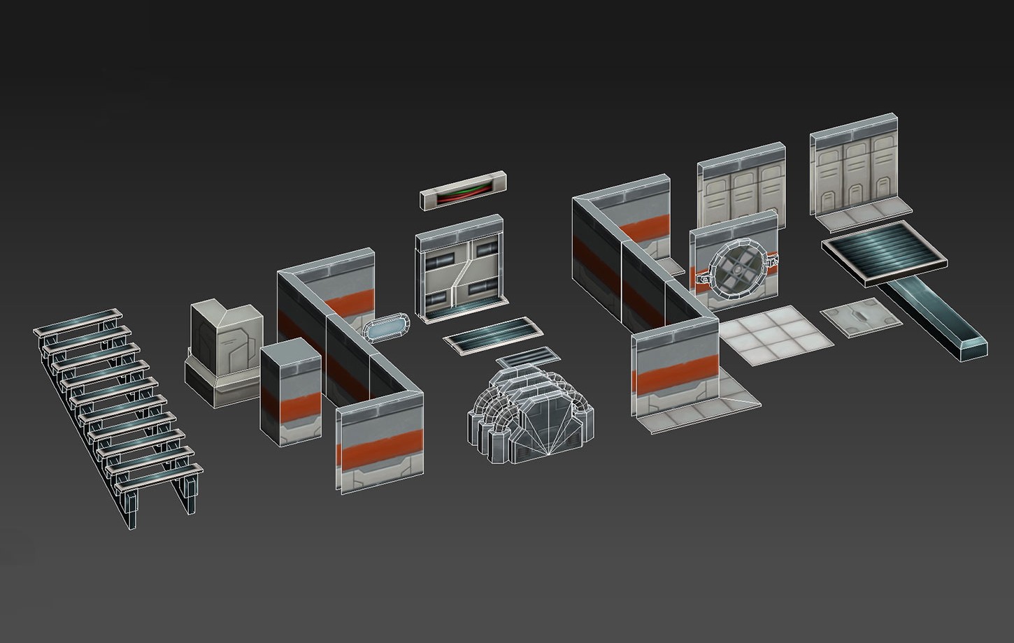 Sci-Fi Modular Space Laboratory