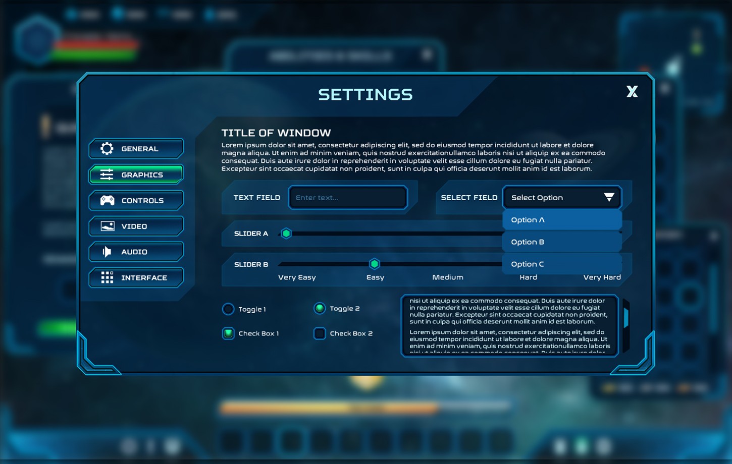 Sci-Fi GUI