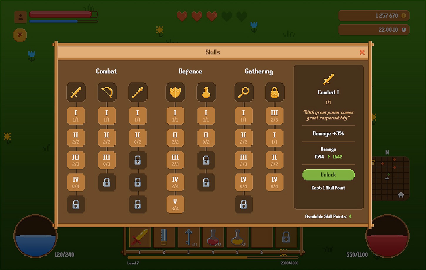 Wooden Pixel GUI