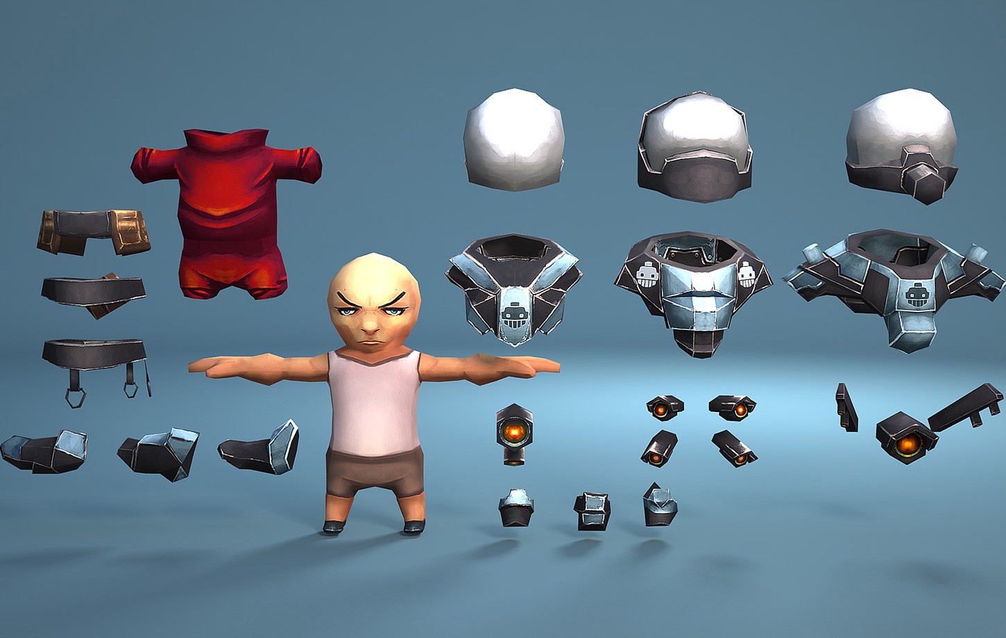 Animated Space Man Set