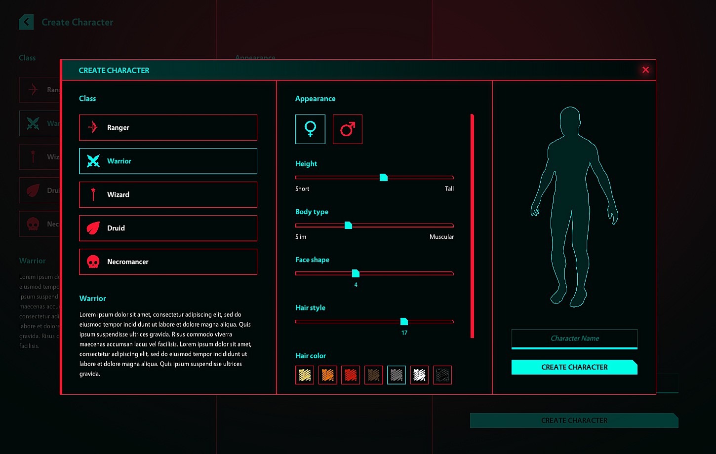 Cyberpunk GUI / UI Kit