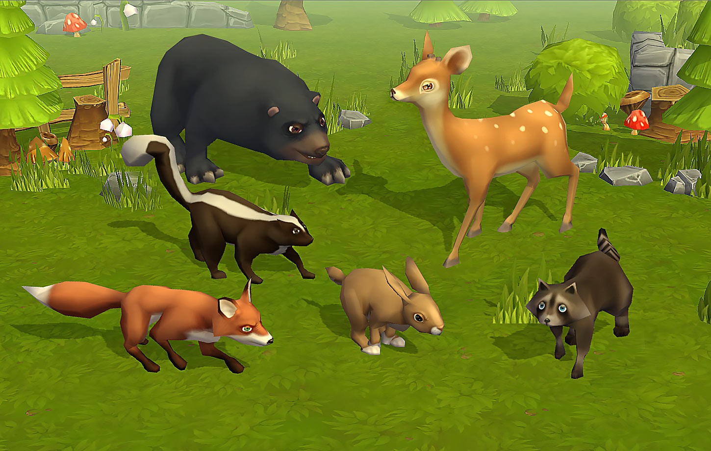 Animated Fantasy Wild Animals Pack