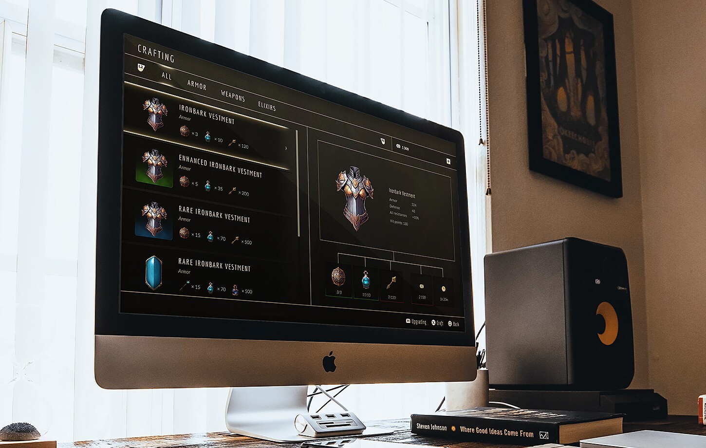 Aria GUI - uniwersalne UI do gier fantasy / RPG