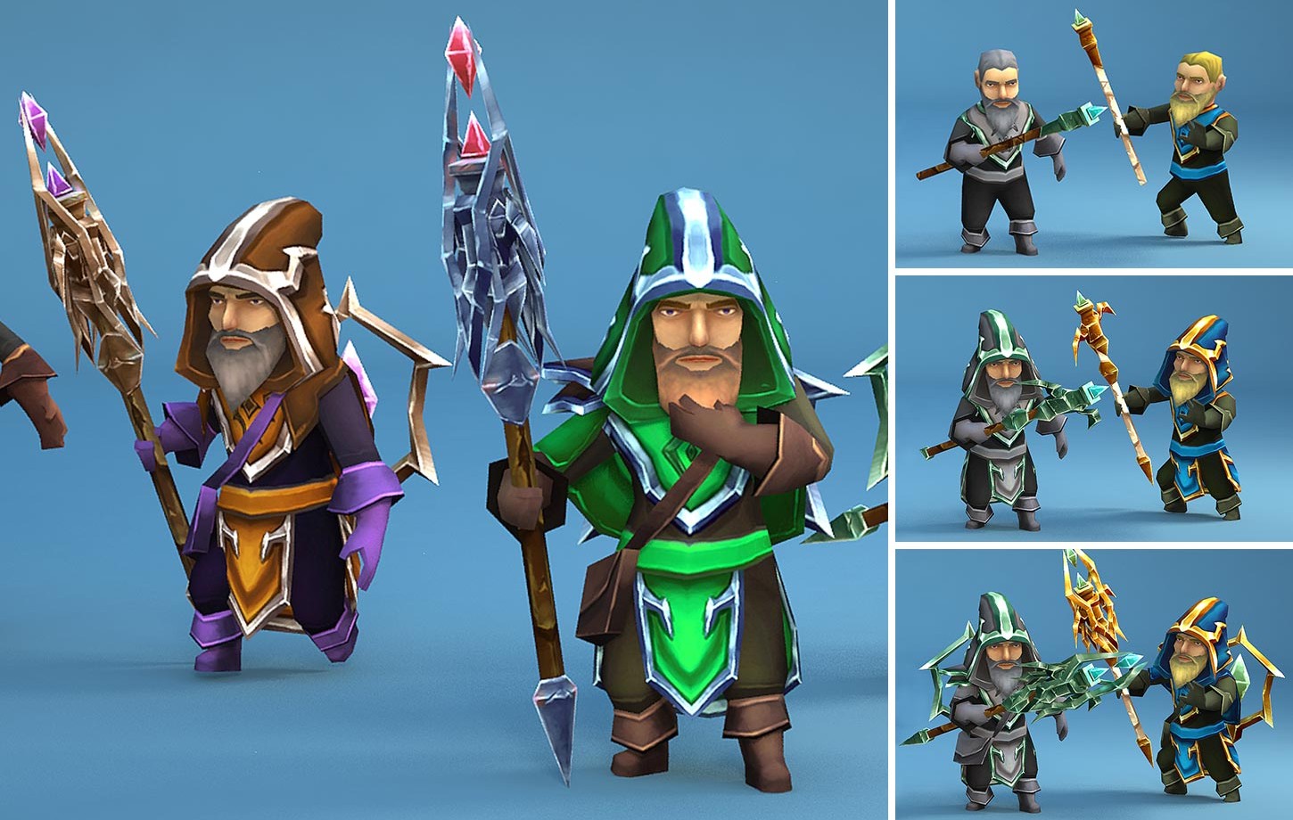 Animated Mage Heroes