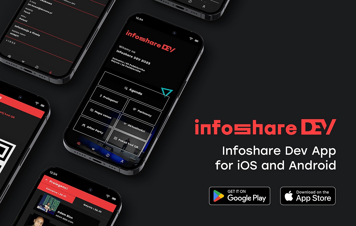 Aplikacja mobilna konferencji INFOSHARE DEV