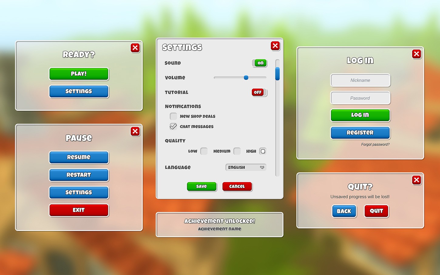 Universal GUI