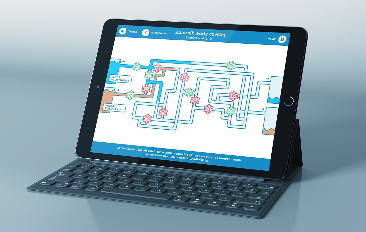 Aplikacja na tablety i 6 gier w ramach projektu Hydromisja