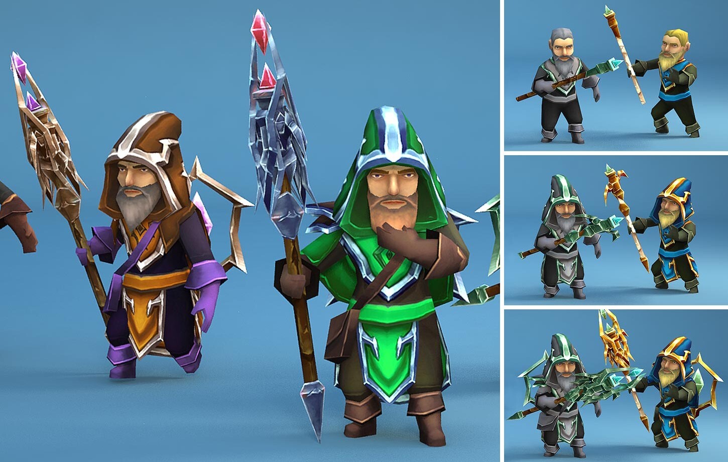 Animated Mage Heroes