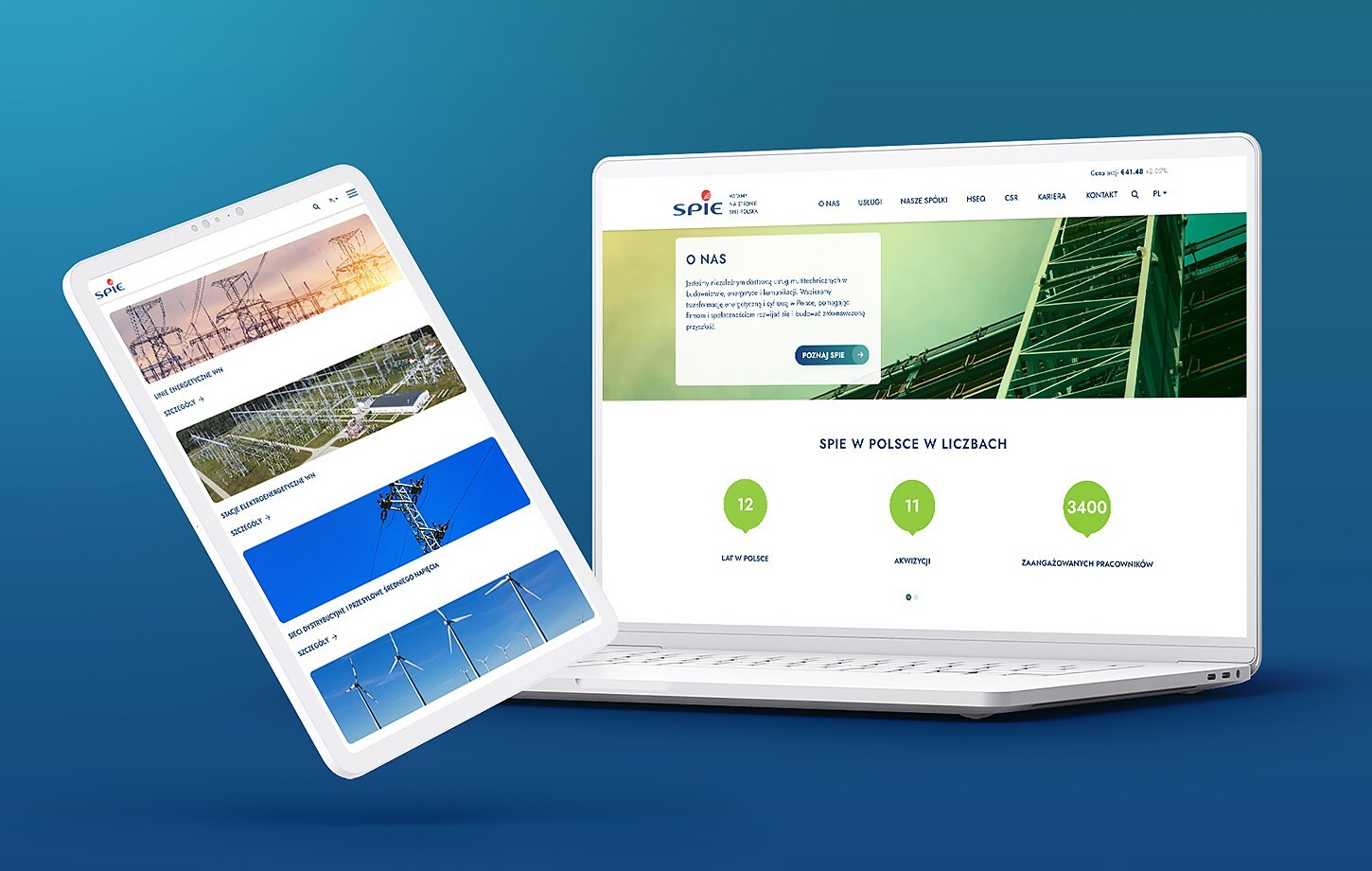  System stron korporacyjnych dla SPIE / Wielojęzyczny system oparty na Drupal