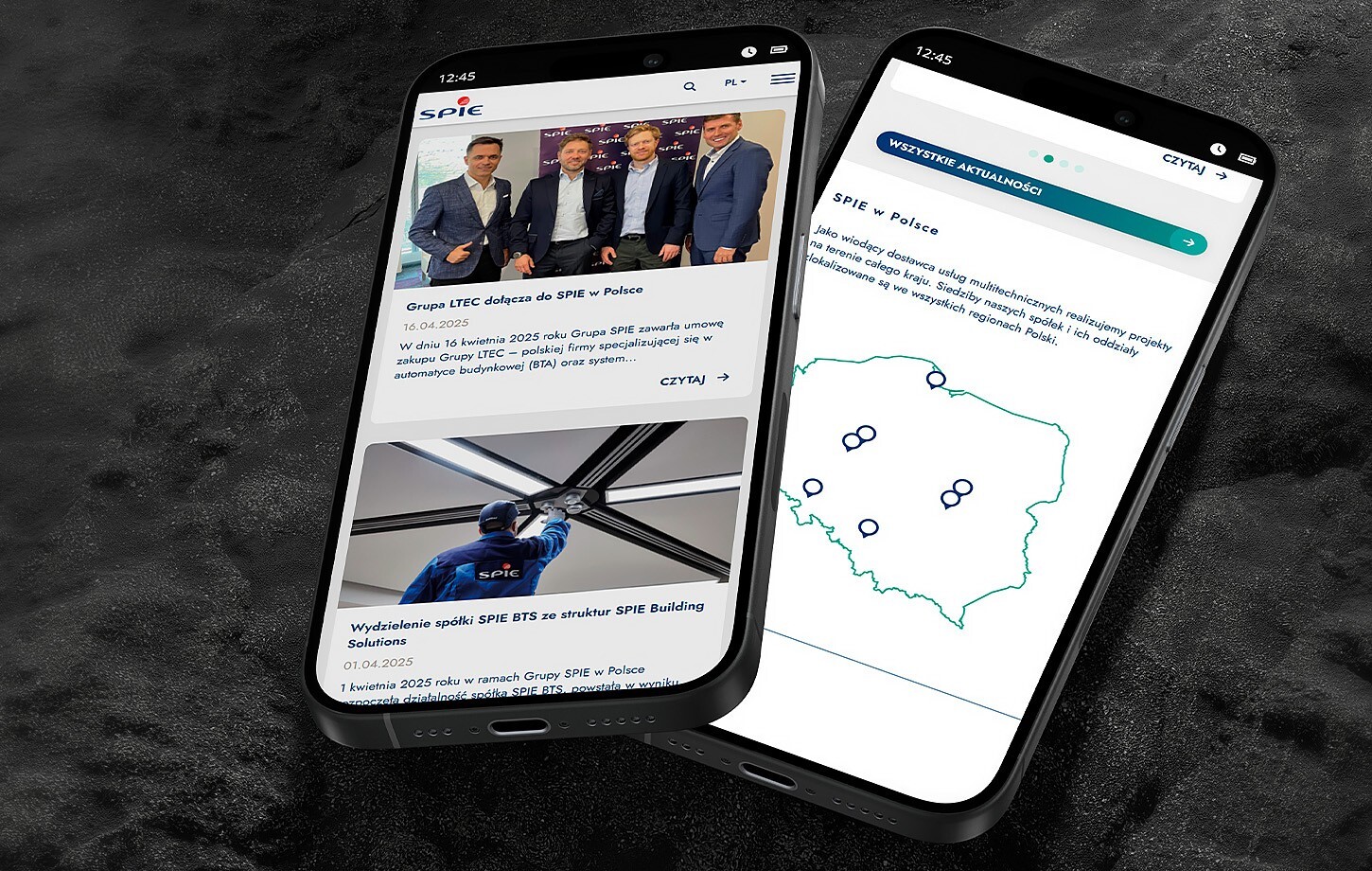  System stron korporacyjnych dla SPIE / Wielojęzyczny system oparty na Drupal
